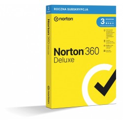 Norton 360 Delux BOX 25GB PL 1Użytkownik 3Urządzenia 1Rok 21408734
