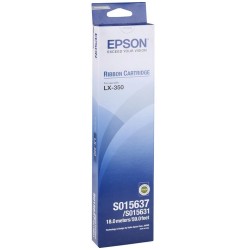 Taśma barwiąca Epson C13S015637 czarna do LX-350/LX-300/+/+II ORYGINAŁ