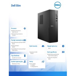 DELL VOSTRO ECS1250 SFF SLIM i5-14400 1TB SSD NVMe 32GB 3 lata Pro Support