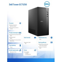DELL VOSTRO ECT1250 DELL TOWER ULTRA 7 265 1TB SSD NVMe 16GB 3 lata Pro Support