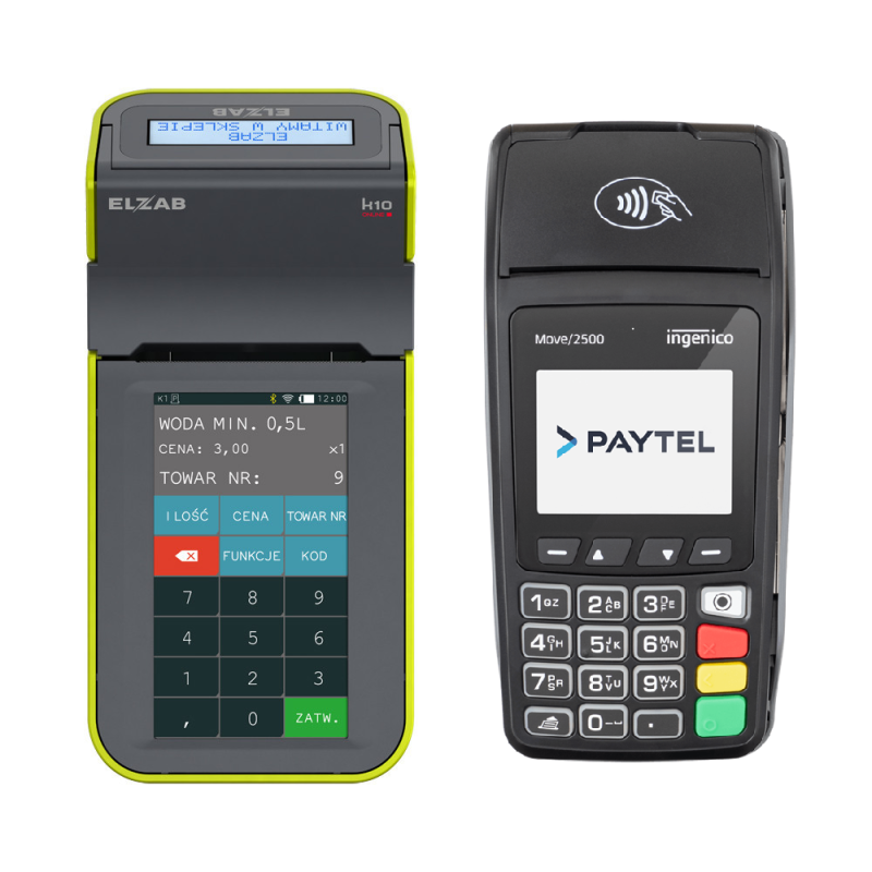 kasa fiskalna ELZAB K10 ONLINE WiFi BT + TERMINAL płatniczy
