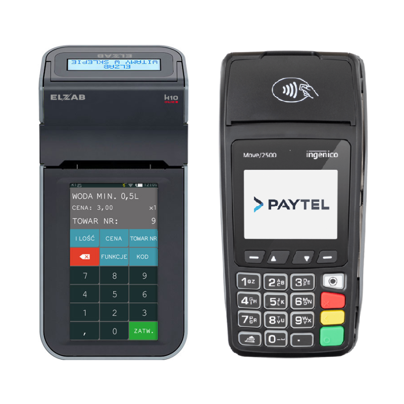 kasa fiskalna ELZAB K10 ONLINE WiFi BT + TERMINAL płatniczy