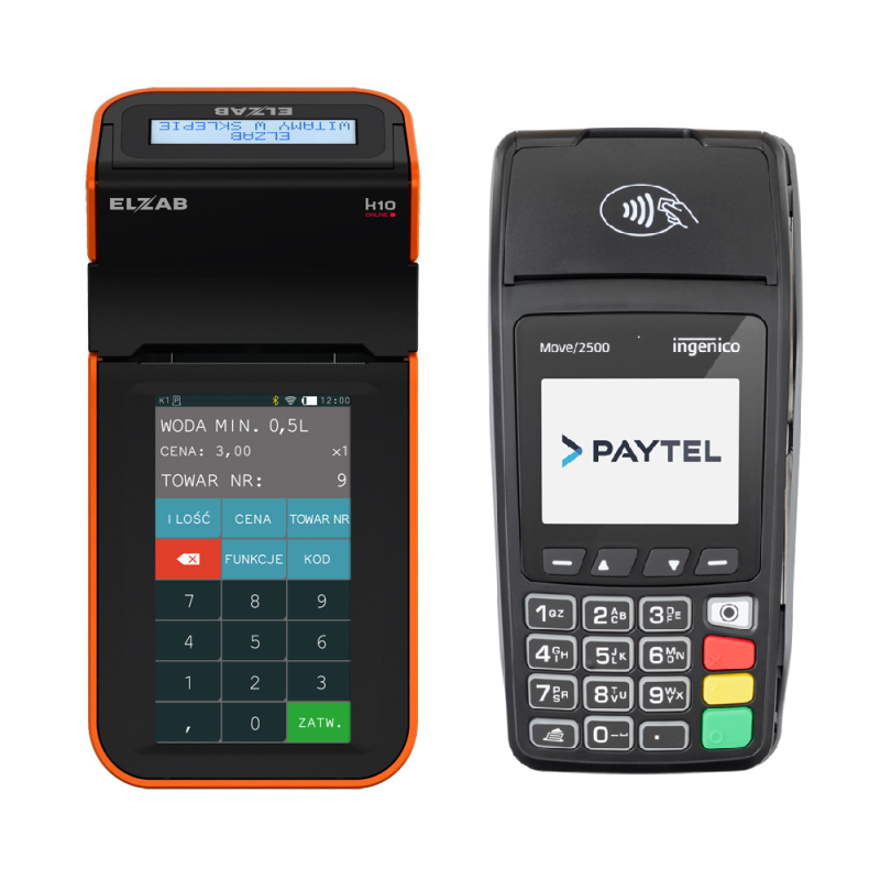 kasa fiskalna ELZAB K10 ONLINE WiFi BT + TERMINAL płatniczy