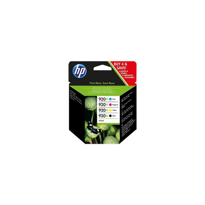 Zestaw 4 tuszów HP 920XL CMYK C2N92AE ORYGINAŁ 920